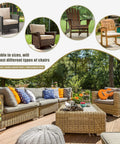 Outdoor Patio Chair Covers Waterproof 2 Pack Deep Seat Lounge Covers For Lawn Furniture Keeps Your Chairs Looking Sharp In All Weather