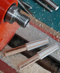 MT2 Cleaner For Wood Lathe Spindles on lathe, wooden tool for inside MT2 tapers in headstock and tailstock, quick maintenance