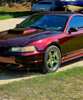 Dead Straight Automotive Colorshift Basecoat Midcoat One Gallon Ready To Roll With Slow Reducer Mix For Knockout Satin Finish And Straight Fire Metallic Swaps That Truly Turn Heads On The Daily Commute on Mustang in sunlight.