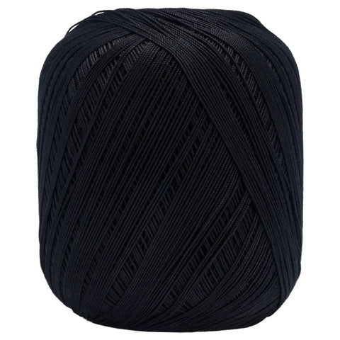 Straight Up Classic Size 10 Black Crochet Thread, 1000 Yards Mercerized Cotton, Three Ply Bedspread Weight For Crafters Seeking Slick Gliding Action And Honest Bang For Your Buck Diy Staples With Foolproof Long Lasting Performance