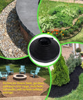 2 Inch Tall Landscape Edging Kit For 100 Ft Of Lawn And Garden Border With 5 Connectors And 60 Anchoring Spikes in flower beds