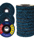 10 Pack 4.5 Inch Strip Discs For Angle Grinder Heavy Duty Paint Removal And Rust Scraping On Metal Surfaces Extra Coarse