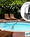 Automatic Submersible Utility Pump 1/6 HP With Corrosion-Resistant Thermoplastic Body near pool area