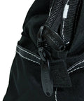 Close-up of zipper detail on 18 Inch Water Resistant Tool Bag With 29 Pockets Including 13 Internal And 16 External Shoulder Strap 600 Denier