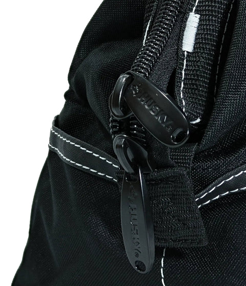 Close-up of zipper detail on 18 Inch Water Resistant Tool Bag With 29 Pockets Including 13 Internal And 16 External Shoulder Strap 600 Denier