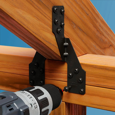 Rugged 18 Gauge ZMAX Hurricane Tie Single Sided Lumber Connector For Wall Framing Roof Decking Delivers Tough As Nails Uplift Resistance And Easy Go Install For Your Next Crew Build