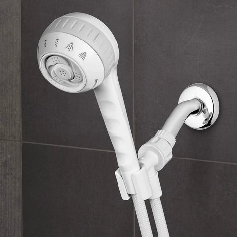 Massage Shower Head With Handheld Spray And 5 Foot Hose, 6 Massage Modes For A Spa Like Shower, No Fuss Easy DIY Install