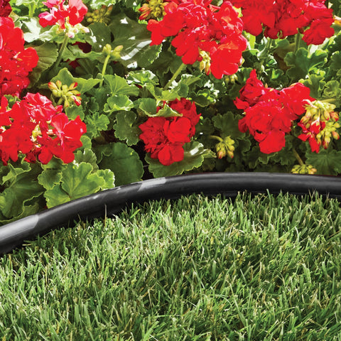 Heavy Duty 40 Foot Landscape Edging Kit With YardPack 5 Inch Flexible Lawn Border edging flower bed and grass.