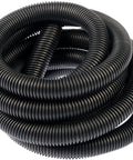 Three Quarter Inch By Ten Foot Black Flex Split Wire Conduit with universal fit for automotive and industrial electrical repairs