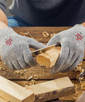 Durable Work Gloves With PU Coated Palm For Men And Women, Cut Resistant EN 388 Level 5 HPPE Liner used for woodworking