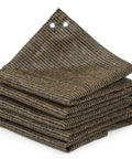 Sun Shade Cloth 10x12 Ft Shade Fabric With Stainless Reinforced Grommets For Pergolas Patios Decks And Backyards Mocha Color Delivers Up To 95 UV Block And Privacy For Your Outdoor Space