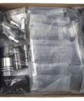 Boxed Black Cone Seat Lug Nut Kit For 6 Lug Wheels M14 x 2.0 Thread Size Includes 20 Lug Nuts 4 Wheel Locks Key and Pouch