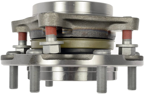 Front PrePressed Hub Assembly For Select Lexus And Toyota Models OE Fix Plug And Play Ready To Install Out Of The Box Includes All Bearings And Components Saves You Time And Hassle No Shop Press Needed, side view