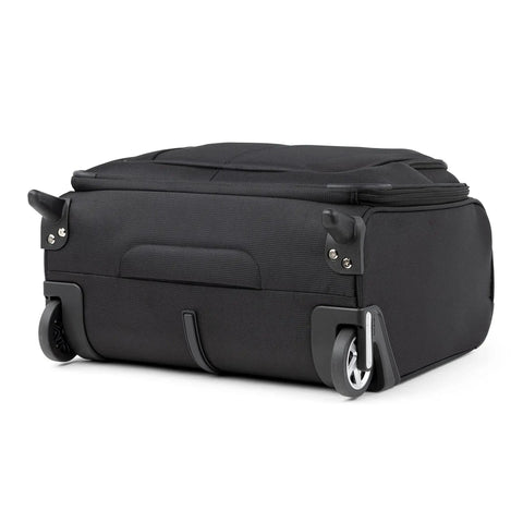 Bottom view of Maxlite 5 Softside Underseat Rolling Tote Two Wheel Carry On Bag for Cabin Use The Go To Ultra Lightweight 14 Inch Upright Gear Case