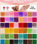 All In One Bead Loom Kit With 24000 Glass Seed Beads In 48 Colors For Adults Dope Jewelry Making Supplies For Bracelets Earrings