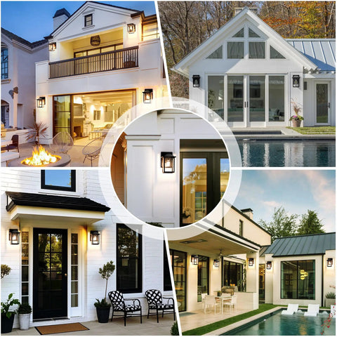 Heavy Duty Outdoor Wall Light Built Sick For Rain Or Shine Premium Metal Sconce With Shatter Proof Glass on modern homes.