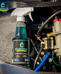 Marine Gear Lubricant And Cleaner For Reels, Boat Motors, Downriggers And Tackle, 16 Oz Trigger Spray in engine room