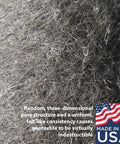 Close-up view of No Stress Heavy Duty Nonwoven Geotextile Underlayment 15 X 15 Feet fabric surface, showcasing sturdy fiber structure.