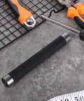 Top Shelf Aluminum Camera Extension Rod Mount One Quarter Inch Thread For Dash Cams And Action Cameras on a workspace with tools.