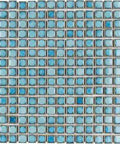 Reno-Ready Marine-Style Porcelain Tile 12.25 Inch By 12.25 Inch For Floor And Wall, Glossy Mesh-Mounted Mosaic, High Sheen Finish