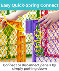 Colorplay 2 Panel Door Extension for Superyard Playpens 65.5 Inch Play Yard Expansion with quick-spring connection
