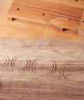 Top Shelf Pack Of Seven Big Circle Inlay Router Template Jig For Woodworking And Craft Projects Making Perfect Oval Cuts Three To Eight Inches, showing clear acrylic templates.