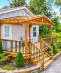 Heavy Duty 61 Pack 36 Inch Flat Straight Deck Balusters With Screws Ready To Go Metal Railing Spindles Slick Powder Coat For Porch Fence Yard on wooden deck.