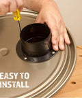 Heavy Duty Cyclone Dust Separator Kit For 4 Inch Hose With Shop Vacuum And Dust Collector Bucket System installation