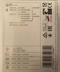 No Sweat Twistless Wire Connectors 100 Pack labels showing specifications and compatibility for copper cables 12 to 16 AWG