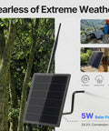 Kickass 5W Solar Outdoor Enclosure For Meshtastic Repeaters Weatherproof Mesh Radio Housing mounted on tree.