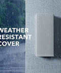 Weatherproof cover on Universal Garage Door Opener Keypad With Wireless Keyless Entry For Outside Use Compatible With Chamberlain