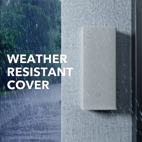 Weatherproof cover on Universal Garage Door Opener Keypad With Wireless Keyless Entry For Outside Use Compatible With Chamberlain