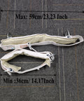Pro Grade Fall Protection Belt With Two Side Adjustable Lanyards for Construction Pole Climbing, shown on carpet