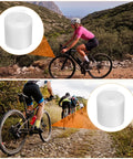 Four Pack 26 Inch Bike Tire Liners For Puncture Proof PU Inner Tube Flat Protection shown on mountain bikes