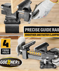 Beefy 6 Inch Bench Vise With Forged Steel Construction, Built In Pipe Jaw And Swivel Base, Clamp On Or Bolt On Mount, Table Vise For Woodworking, Home Shop Use And Diy Projects used on a wood workbench