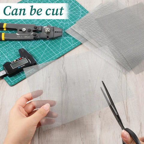 Cutting 5 Pack Stainless Steel Welding Mesh For Thermoplastic Repairs Reinforcing Wire Screen Built Tough Silver Wire Mesh