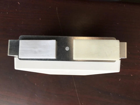 Easy Install Door Alarm With 16x12 Foot Detection Area And 70dB Alert, Battery Powered Motion Sensor for Small Shops on table