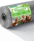16 Inches Wide By 20 Feet Long Hardware Cloth Heavy Duty One Quarter Inch Mesh 23 Gauge Hot Dip Galvanized After Welding Chicken Coop