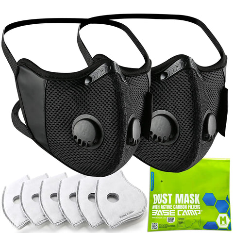 Cross Dust Mask With Cross Back Straps Reusable Breathable Work Mask For Woodworking Construction Sanding Gardening And Sawing Includes 6 Activated Carbon Filters For All Day Comfort And Extra Protection.