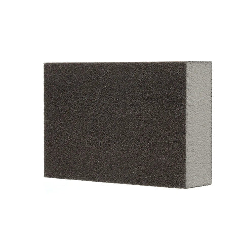 Fine Grit Sanding Sponges 6-Pack For Smooth Finishes On Wood, Metal, And Plastic, General Purpose Sanding, side view of a single sponge