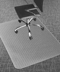 Heavy Duty Office Chair Mat for Carpets 48 By 36 Inches Clear Plastic Floor Protector With Non Slip Backing under chair