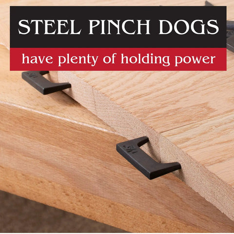 Built Tough One Half Inch Pinch Dogs Woodworking Clamps That Gonna Pull Your Boards Tight For Seamless Panel Joints And Rock Solid Joinery That Never Drops The Ball On Any Shop Job