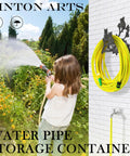 Owl Cast Iron Hose Holder For Wall Mount with hose in garden, heavy duty garden hose hanger vintage style, outdoor reel organizer
