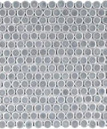 Slate Penny Round Porcelain Tile For Floor And Wall, Mesh Mounted Mosaic, 11 7/8 By 12 5/8 Inches, Glazed High Sheen Finish