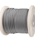 316 Stainless Steel 1/8 Inch Aircraft Cable Rope For Deck Railing Kits And DIY Balustrades, 7x7 Wire Rope on spool