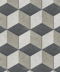 Gray Hex Porcelain Tile 8.63 Inch By 9.88 Inch Glazed Slightly Textured Low Sheen For Floor And Wall Grade 1 First Quality PEI IV