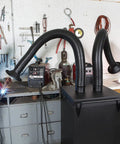 Portable Heavy Duty Dual Arm Fume Extractor for Direct Source Capture of Smoke, Dust, Fumes in industrial setting