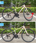 Before and after of a bike using 4 Pack Bike Rack Straps With Adjustable Wheel Stabilizers Heavy Duty Hook And Loop Straps.
