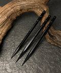 Set Of 3 Bo Shurikens With Precision Balanced Throwing Spikes Hexagonal Body For Stable Grip Perfect For Practice And Training