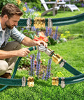 Top Rated 5/8 Inch Garden Hose Repair Kit With Stainless Steel Clamps And Aluminum Male Female Connectors For Sprinkler Water Hose End Fixing Essentials You Need, garden hose repair